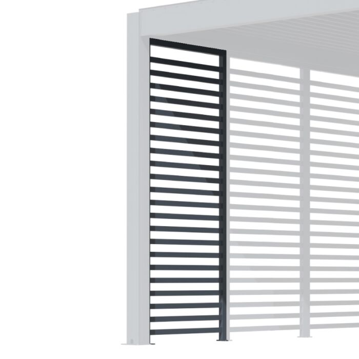 Pratt & Söhne pergola mur à lamelles 92 cm PS4427810