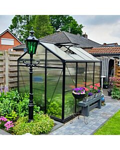 Gardenmeister Prestige 200 serre de jardin polycarbonate 8mm noir GM502400