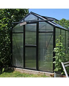 Gardenmeister Prestige 500 serre de jardin polycarbonate 8mm noir GM505100