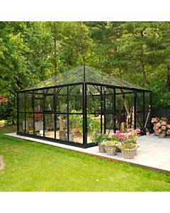 Gardenmeister Royal Park 300 Chambre de jardin verre de sécurité 4mm noir GM802300