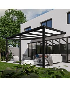 Pratt & Söhne toit de terrasse polycarbonate opale 16 mm 5 x 3,5 m PSO503525