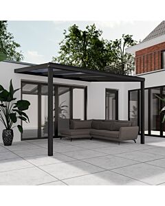 Pratt & Söhne toit de terrasse polycarbonate clair 16 mm 4 x 3,5 m PST413525