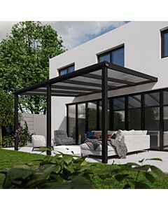 Pratt & Söhne toit de terrasse polycarbonate clair 16 mm 5 x 3,5 m PST513525