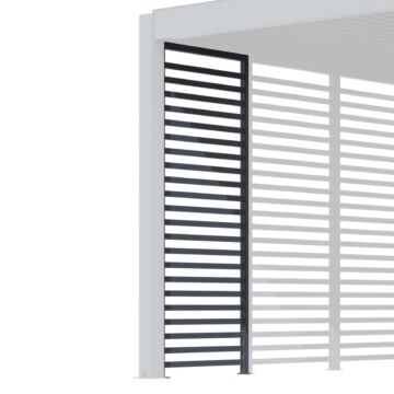 Pratt & Söhne pergola mur à lamelles 88 cm PS4427800