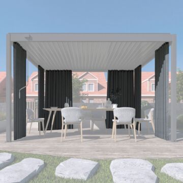 Pratt & Söhne pergola rideaux 4 m