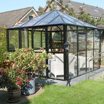 Gardenmeister Royal Park 100 Chambre de jardin verre de sécurité 4mm noir