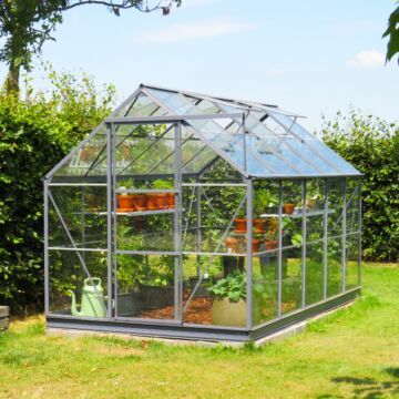 Gardenmeister Foreststar 400 serre de jardin verre de sécurité 3mm anthracite