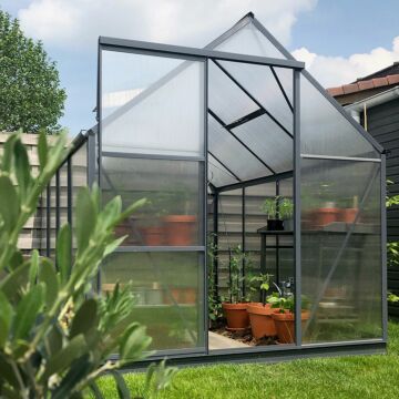 Gardenmeister Foreststar 300 serre de jardin polycarbonate 4mm anthracite