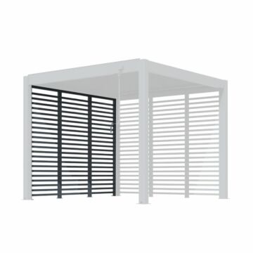 Pratt & Söhne pergola mur à lamelles 266 cm PS4427850