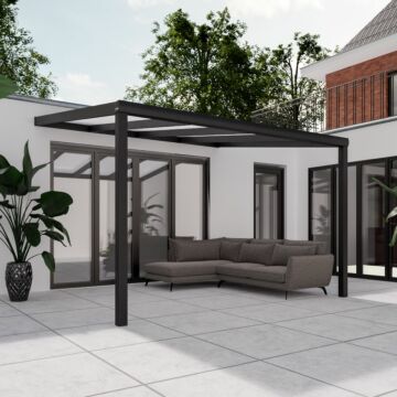 Pratt & Söhne toit de terrasse polycarbonate opale 16 mm 4 x 3,5 m